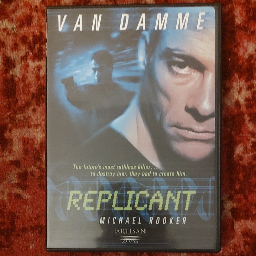 Artisan Replicant DVD with Blue and Black Cover